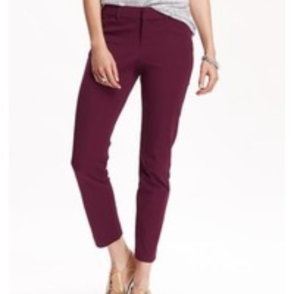 Old Navy Maroon Pixie Pants